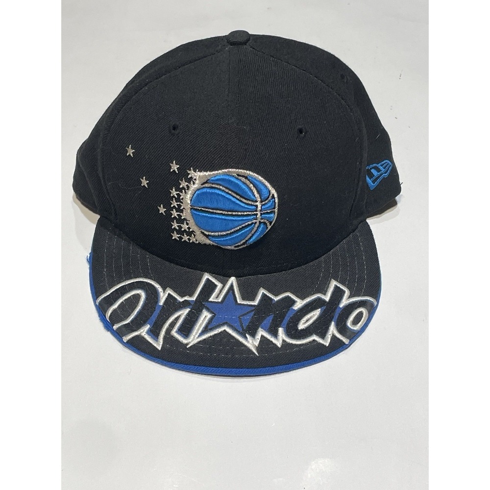 New Era‎ 59FIFTY Orlando Magic Hat 7 3/8 NBA Hardwood Classics Big Logo Fitted